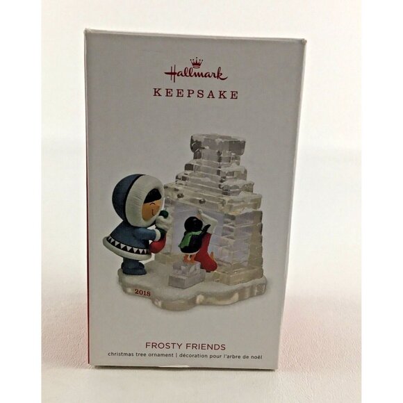 Hallmark Keepsake Christmas Tree Ornament Frosty Friends #39 Ice Fort New 2018